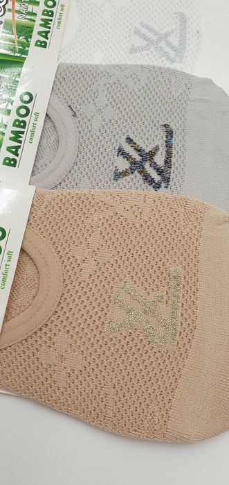 Skarpetki damskie stopki stópki baletki bambusowe bambus mix kolorów