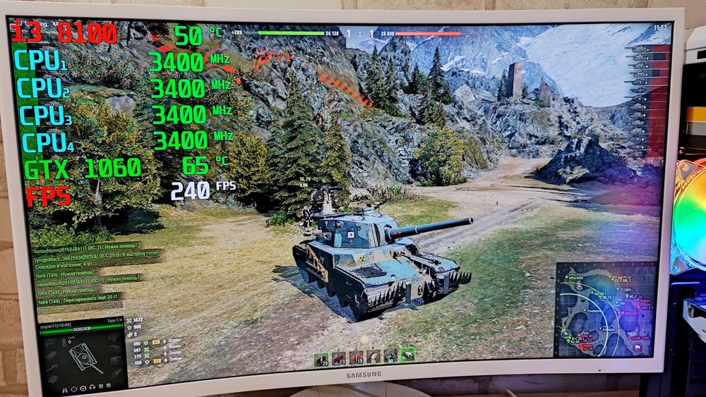Игровой ПК GTX 1060 CS 2 GTA5 WOT PUBG RUST ARC