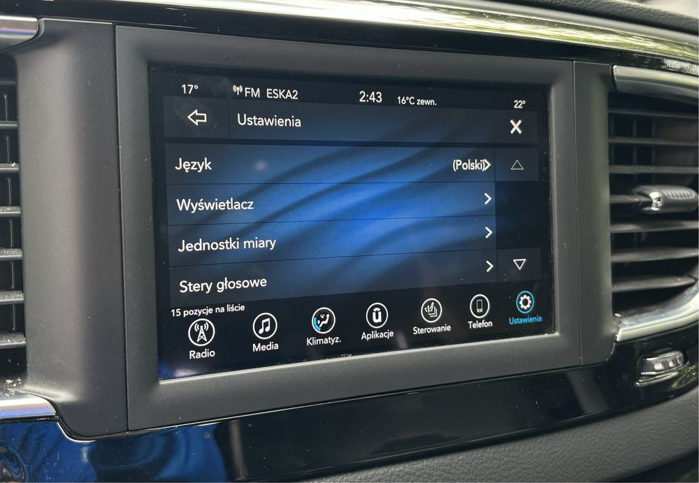 Radio Polski Jeep Chrysler Dodge Mapy Nawigacja Lampy Kierunki Klucze