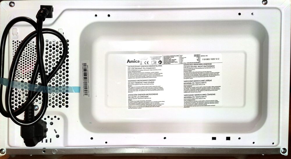 Mikrofala Amica AMGF20M1W kompletne drzwi
