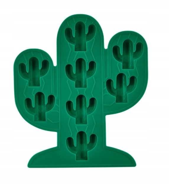 Silikonowa Foremka na Kostki Lodu Kaktus ERNESTO – Zielona