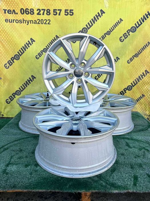 Диски Audi 5:112R17 Комплект Литі Титани Б/у Склад Оригінал