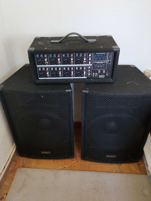 Coluna  marca sub zero  amplificador passivo.