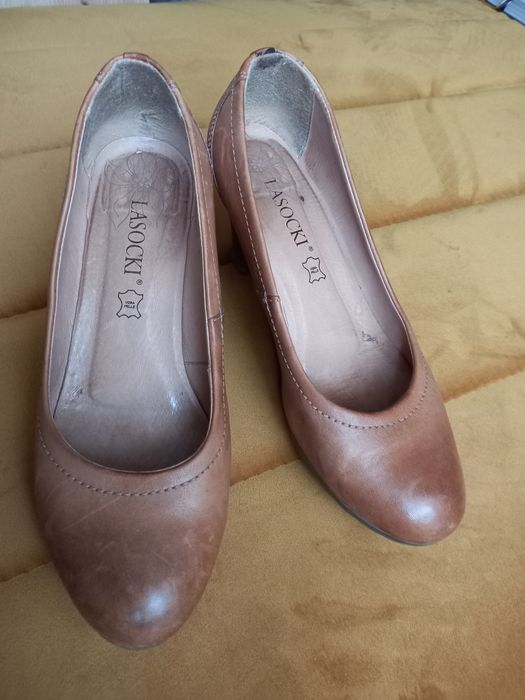 Buty na obcasie, 39, Lasocki, skora