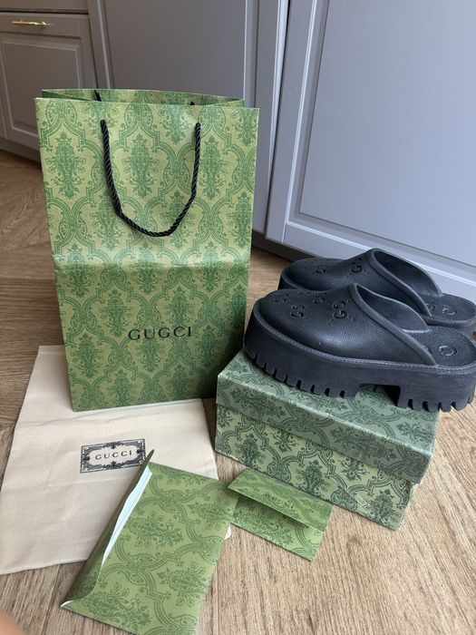 Gucci rubber platform