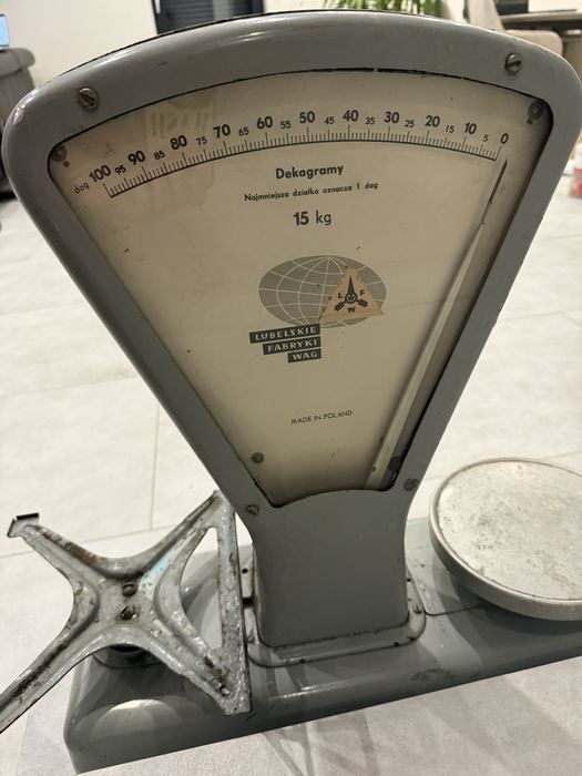 Stara waga sklepowa 15kg dziala
