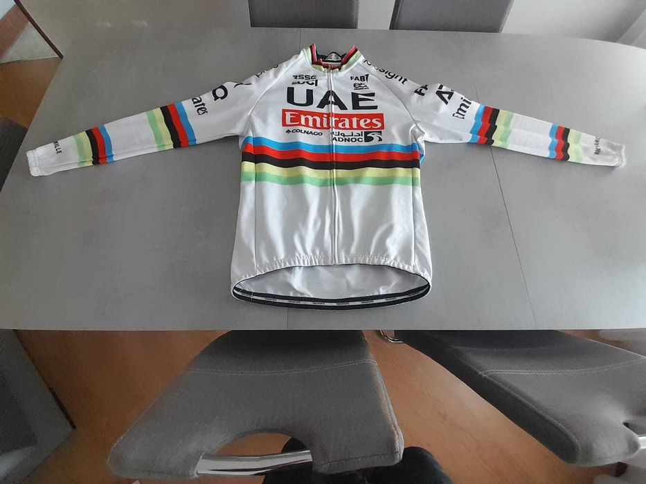 Camisola Ciclismo Campeão do Mundo Pogacar