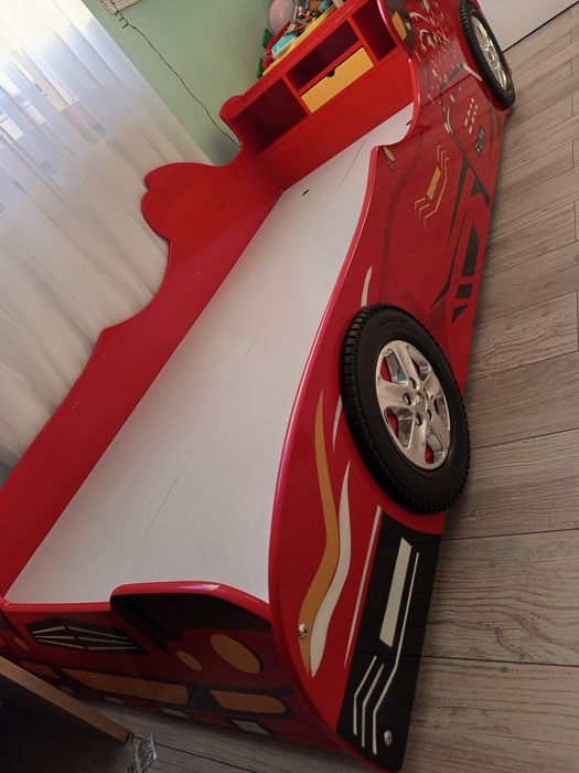 Łóżko dziecięce samochód auto wyścigówka