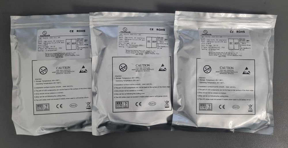 Taśma LED PREMIUM 5w1 RGB+CCT SMD5050 12V rolka 5m RGBCCT. OKAZJA!