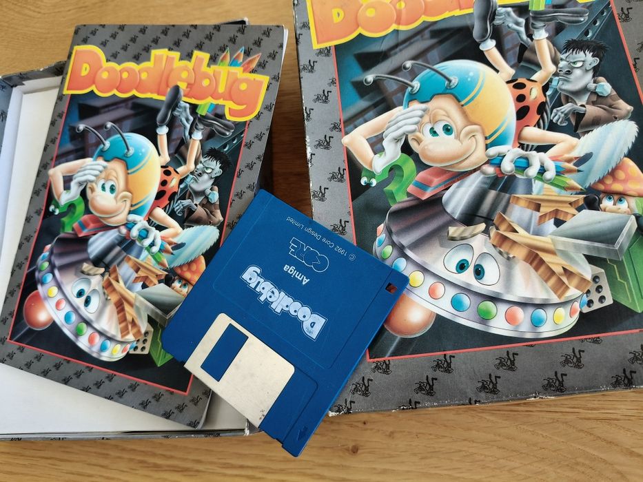 Gra DOODLEBUG AMIGA rzadka kompletna testowana!