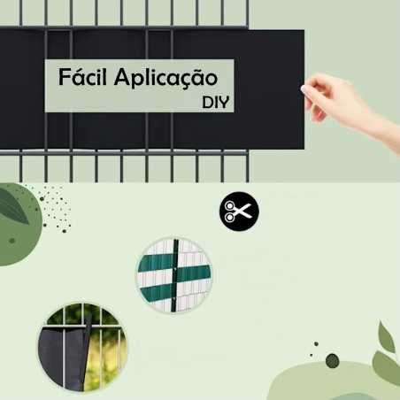 Ocultação Horizontal para Rede Painel (Rolo de Tiras em PVC)