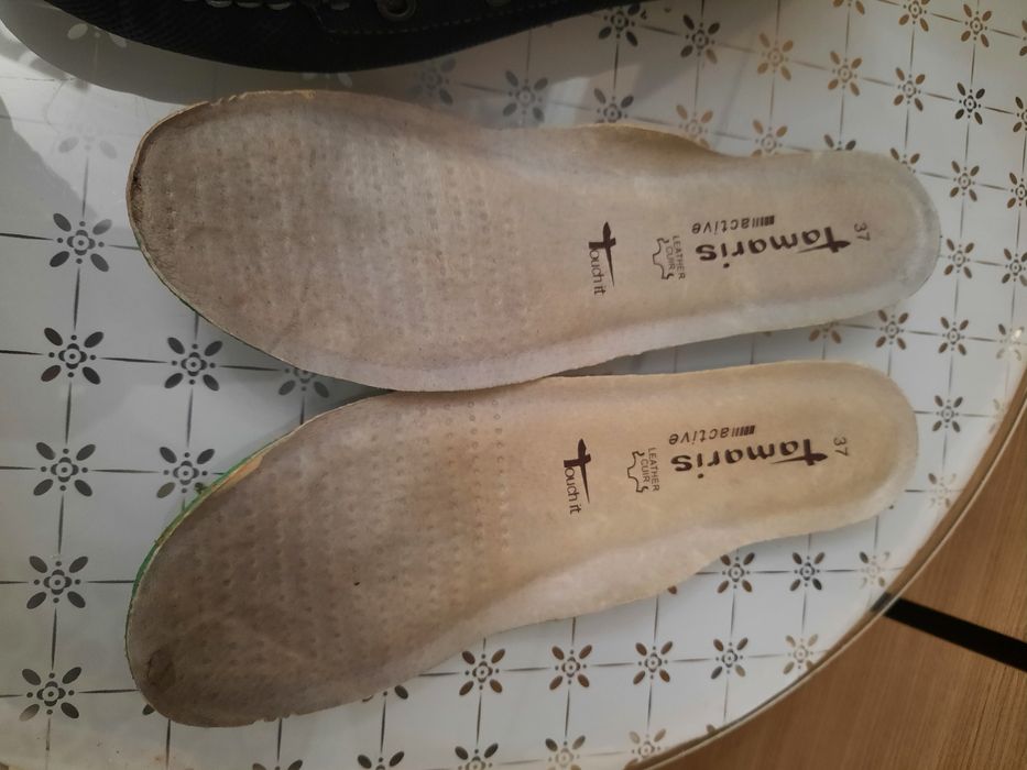 Wygodne mokasyny Tamaris, skóra naturalna r.37