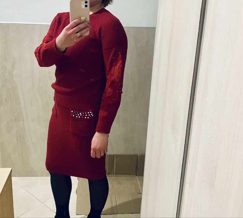 Святковий нарядний костюм  машинноі вʼязки