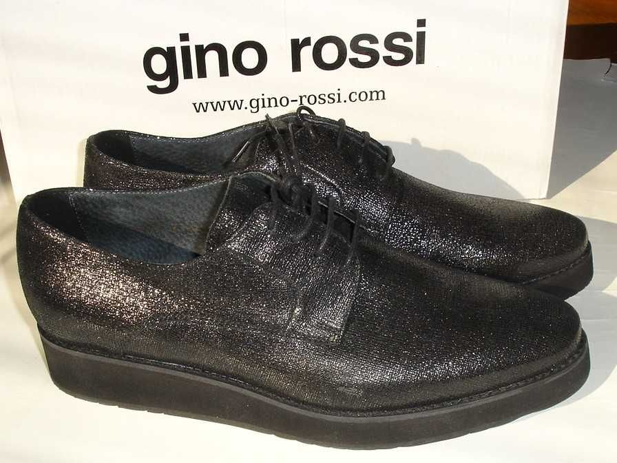 Półbuty buty Gino Rossi 38 nowe skórzane skóra