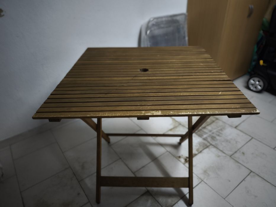 Mesa exterior madeira