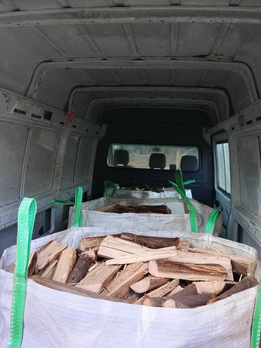 Lenha eucalipto seca