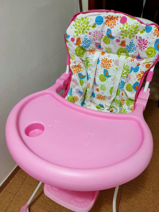 Cadeira bebe rosa