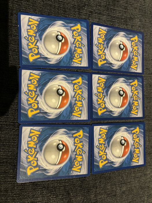 6 Cartas Pokémon