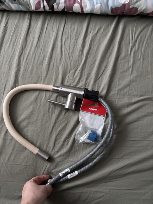 Bateria kuchenna – uszkodzona wylewka + gratis nowa głowica ceramiczna