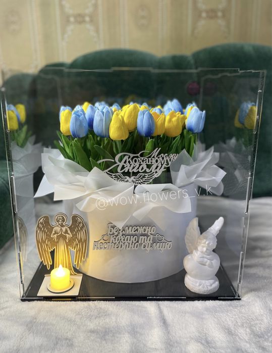 Букети з латексних тюльпанів