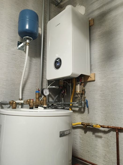 Usługi hydrauliczne montaż kotłów C.O. dwupaliwowych ekogroszek/pellet