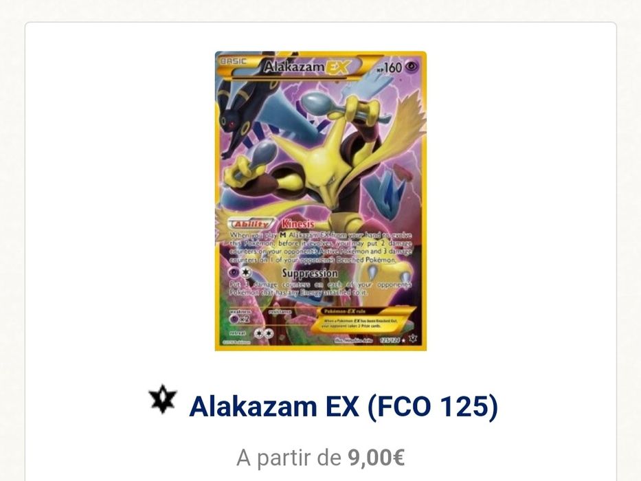 Conjunto de Cartas Pokémon - Fake edition
