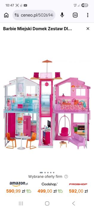 Domek dla lalek barbie