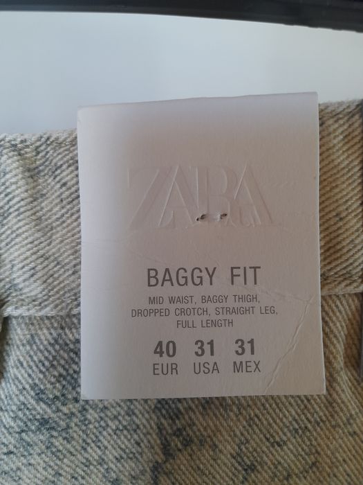 Zara куртка утепленная осень + джинсы багги фит (мом), костюм новый