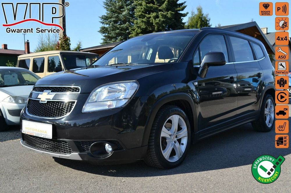 Chevrolet Orlando NAVI*Klimatyzacja**7osobowy*Zadbany*2.0 163KM*Serwis*