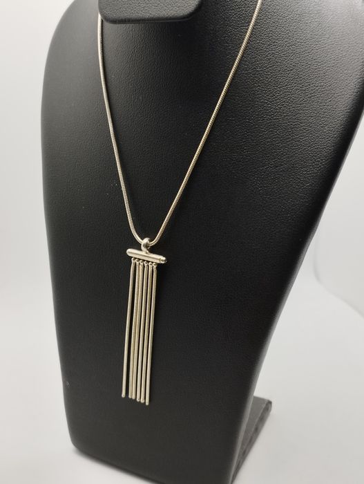 Srebrna kolia, próba 925, długość 60 cm