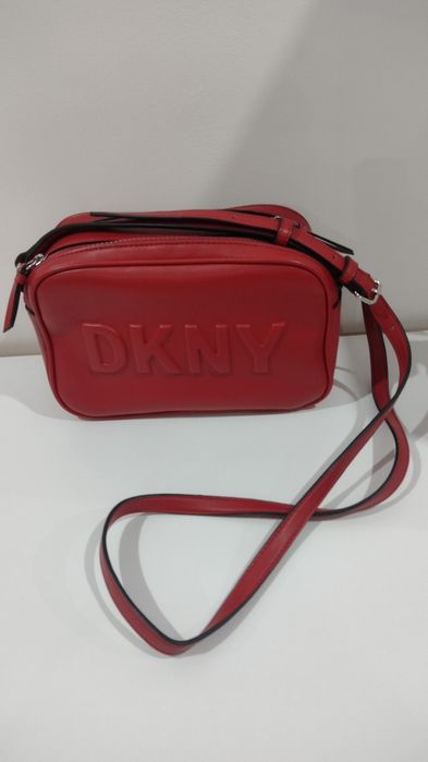 DKNY czerwona torebka damska