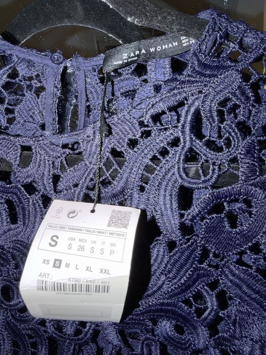 Nowa koszula z ażurowym haftem Zara