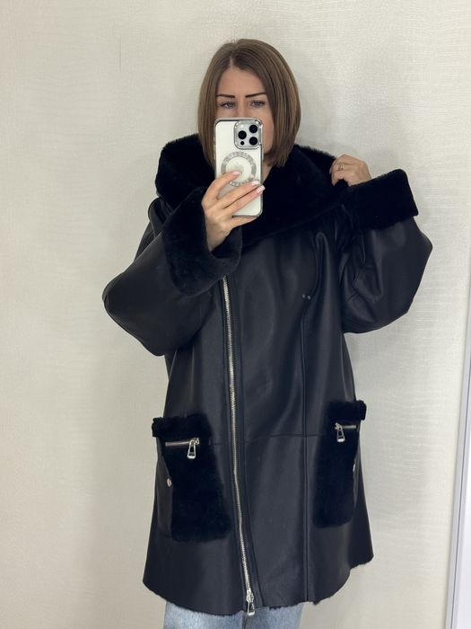 Дубленка пазмеры 56,58,60 натуральная кожаная дубленка турция великі