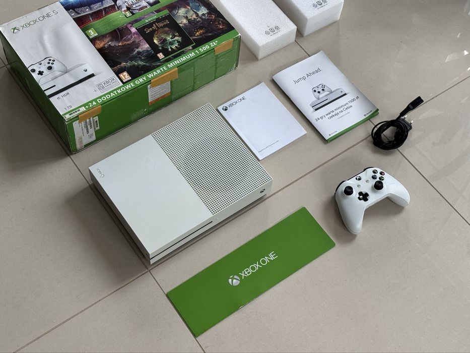 MICROSOFT XBOX ONE S 1TB Real Foto 100% Sprawna Cena Ostateczna !