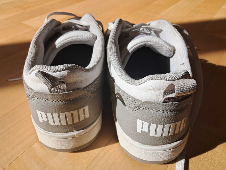 Buty PUMA REBOUND LOW biało-szare rozmiar 44