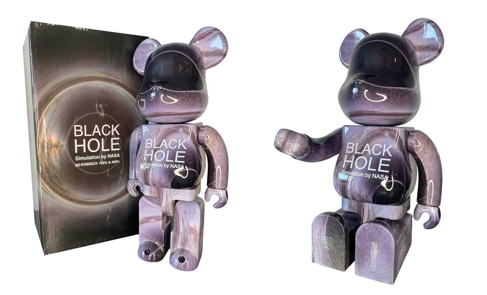 Bearbrick BLACK HOLE 28 cm (бірбрік) колекційна іграшка