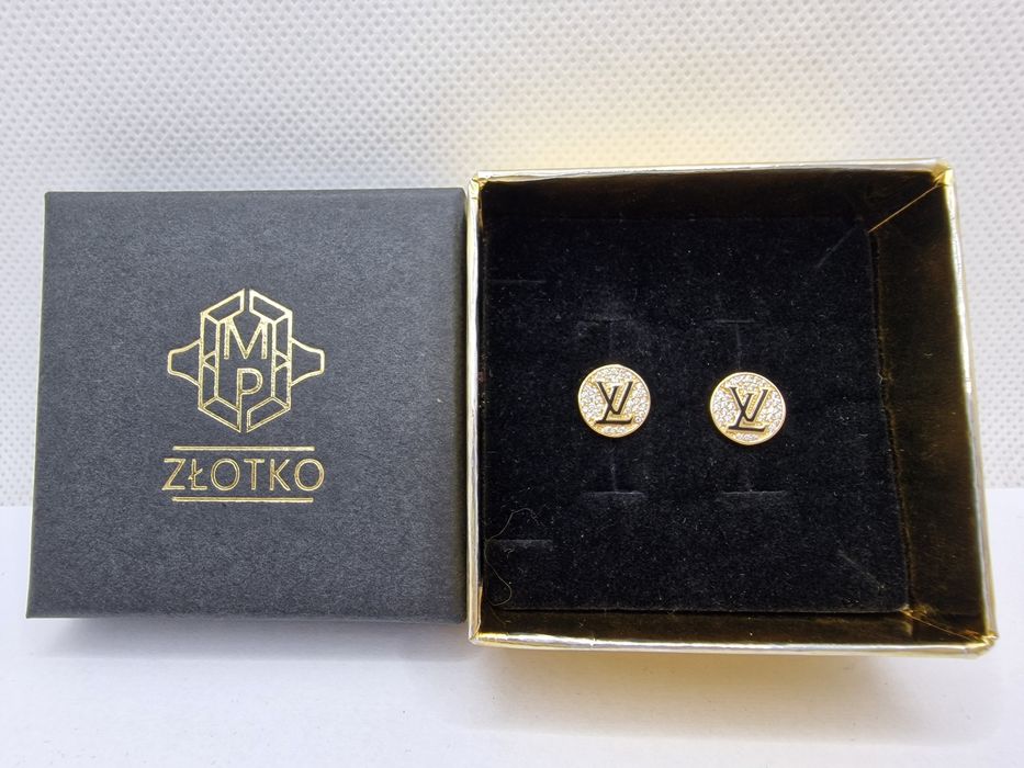 Kolczyki sztyfty złoto 585 14k