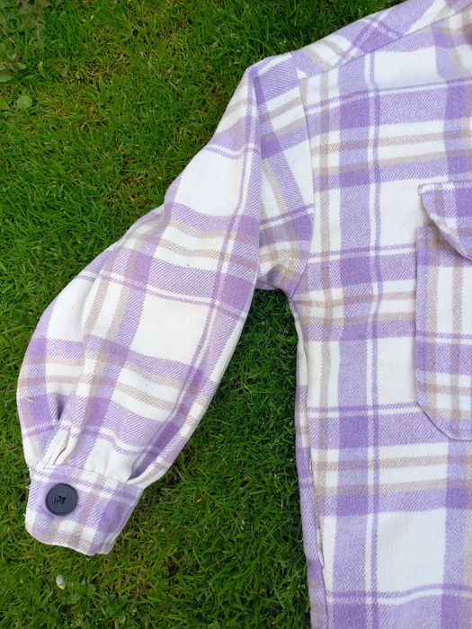 Bershka. Koszulowa kurtka w kratkę. Roz EUR XS