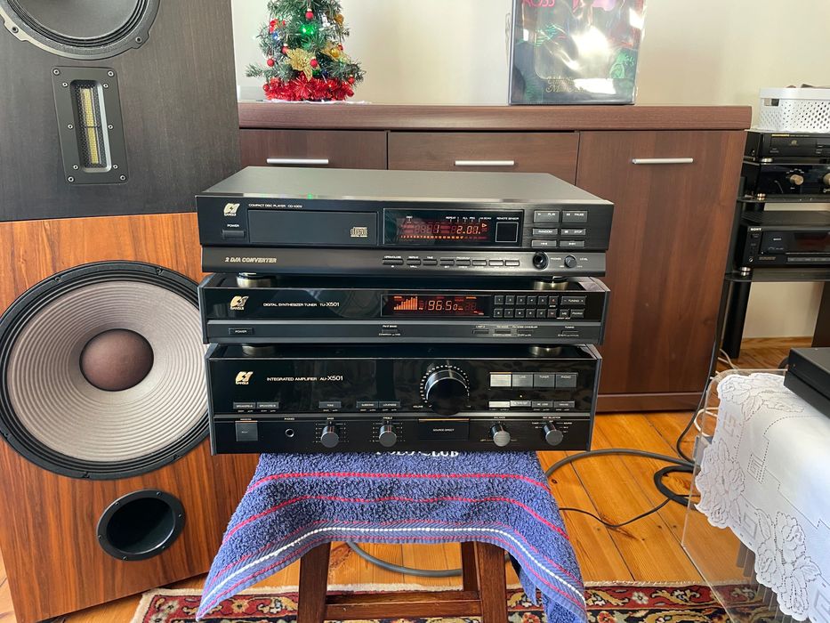 Sansui AU-X501 + TU-X501 + CD-X301i / Zestaw Stereo JAPAN ''Vintage''