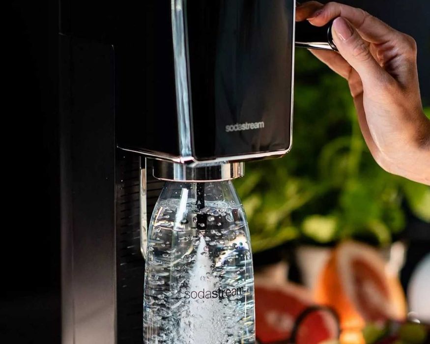 Stylowy Saturator SodaStream ART Retro + Butelka 1L + Nabój CO2 ZESTAW