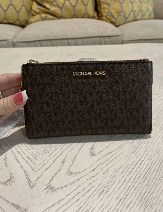 Portfel Michael Kors brązowy