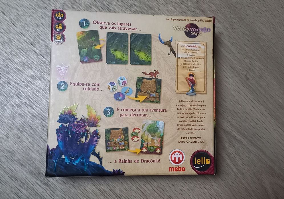 Jogo de tabuleiro A Floresta Misteriosa