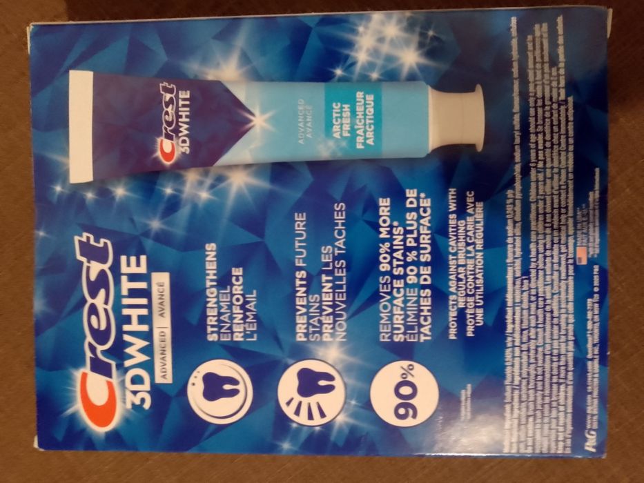 Зубна паста Crest 3D White Advanced