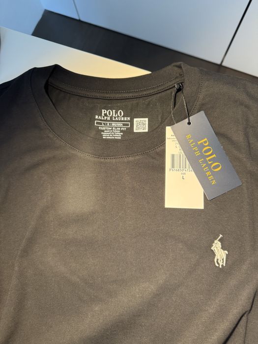 T-shirt Ralph Lauren preta