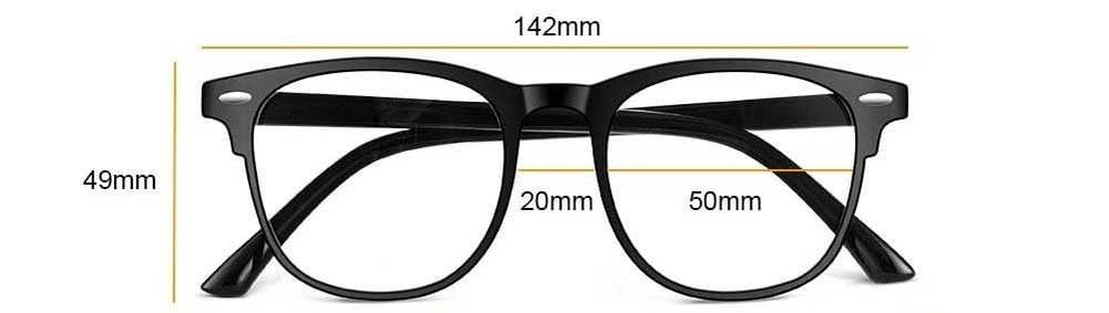 Okulary do komputera czarne – blokada światła niebieskiego unisex