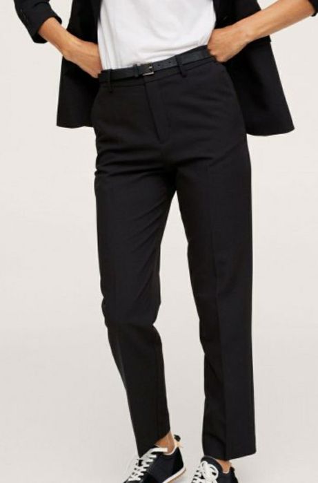 Фирменные брюки MNG укороченые синие 36 новые