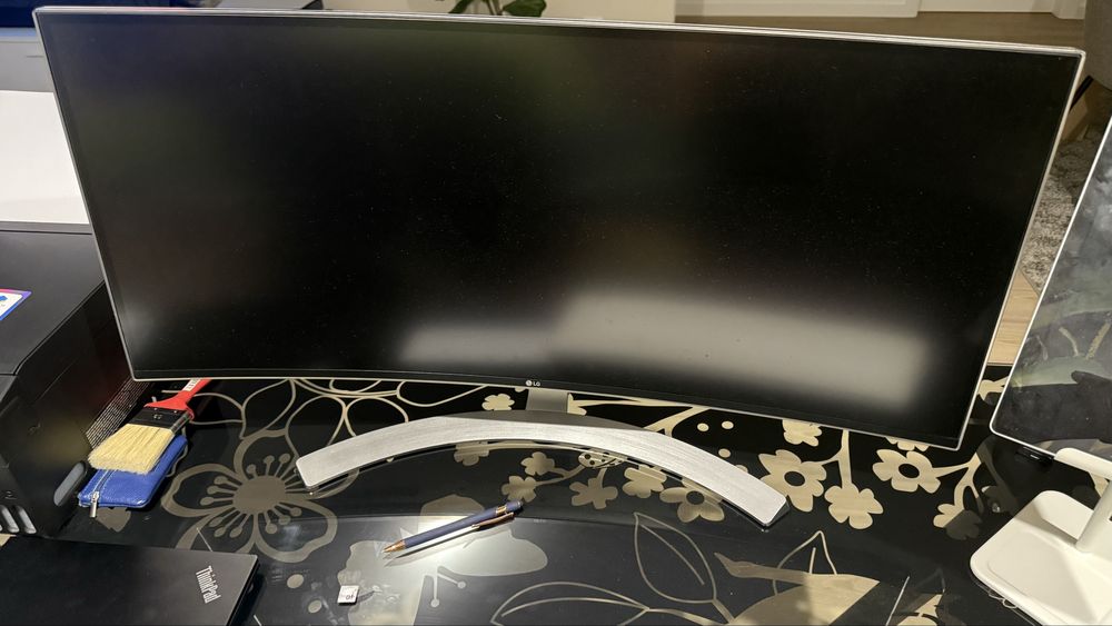 Monitor LG  gamer curvo  34 polegadas branco