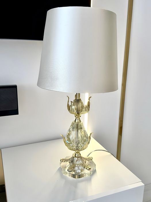 Lampa klosz glamour krusztal