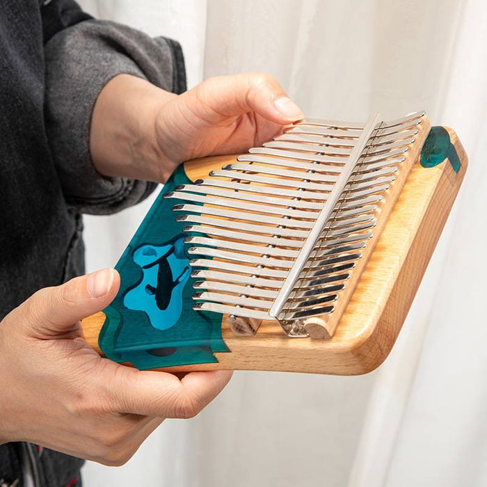 Kalimba 21 dźwięków drewniana buk