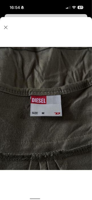 Оригінальна вінтажних сукня-туніка на запах дизель diesel